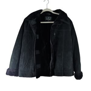Utex Design 100% Leather Coat, Size Large